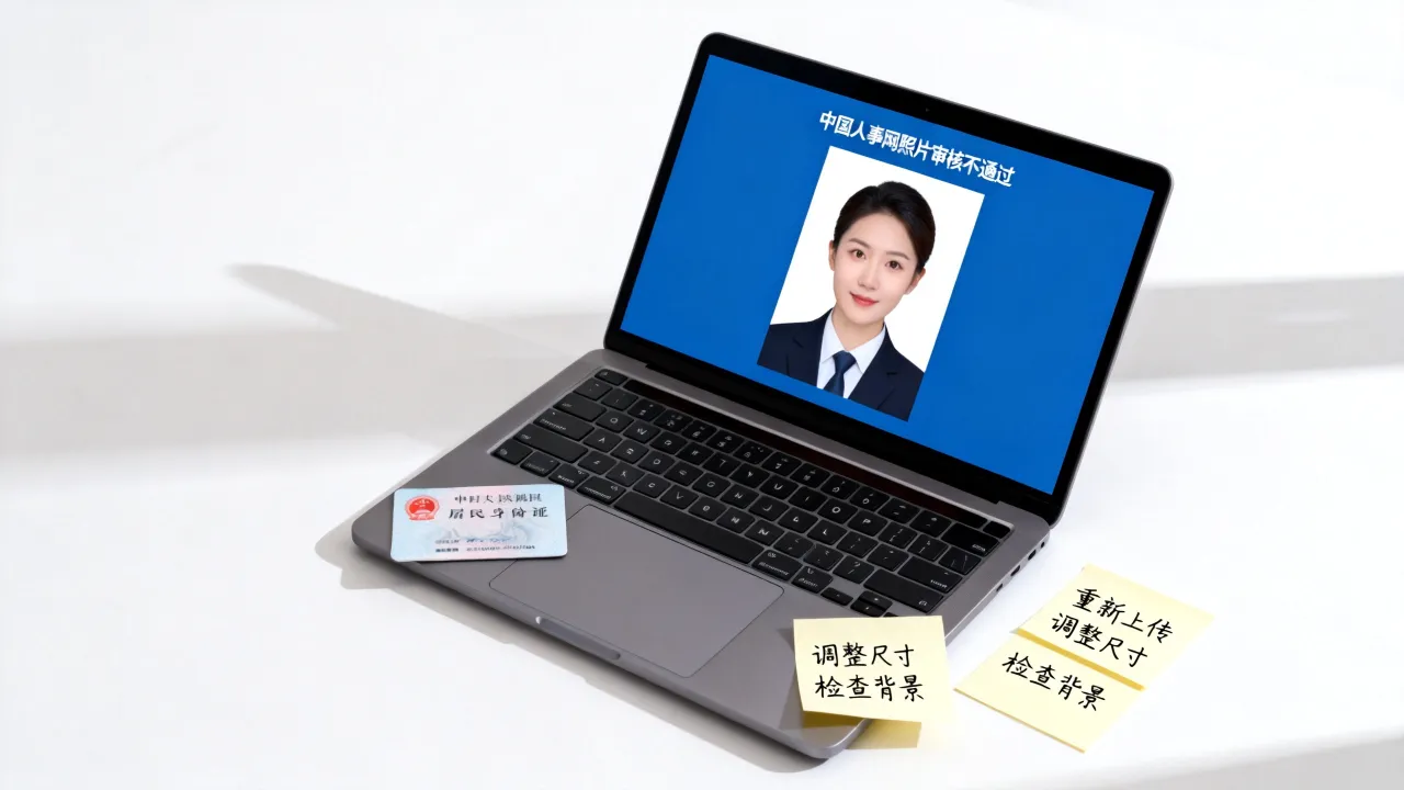 中国人事网照片审核不通过怎么办?如何解决