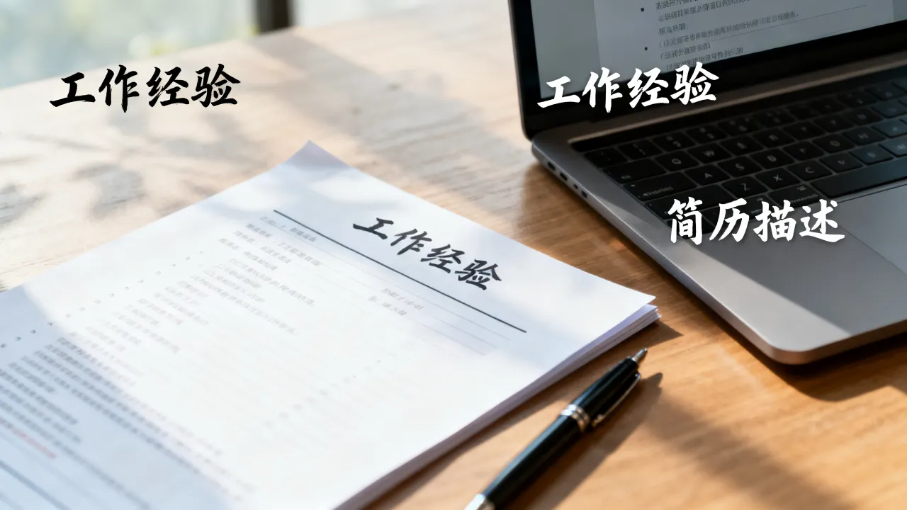 工作经验怎么形容?简历工作经验描述怎么写?