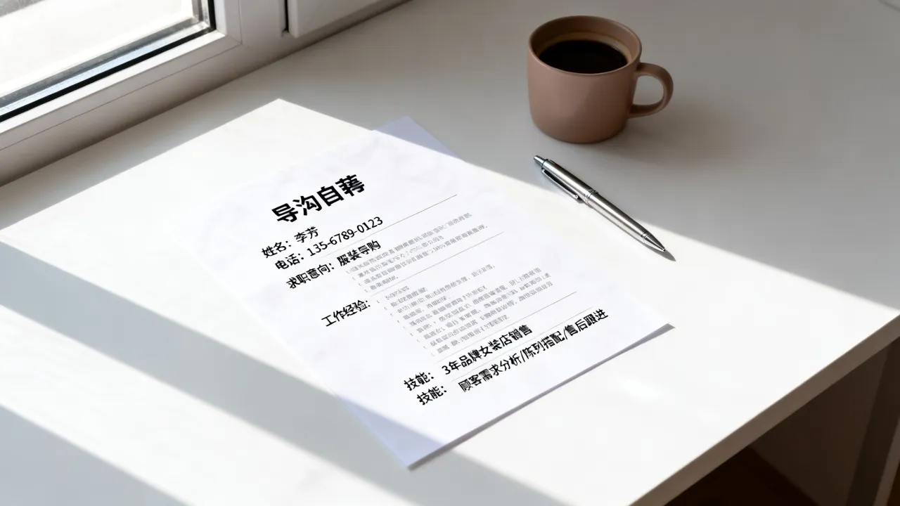 导购自荐怎么写？店员个人简介自我推荐怎么说，求职面试模板话术大全-图3