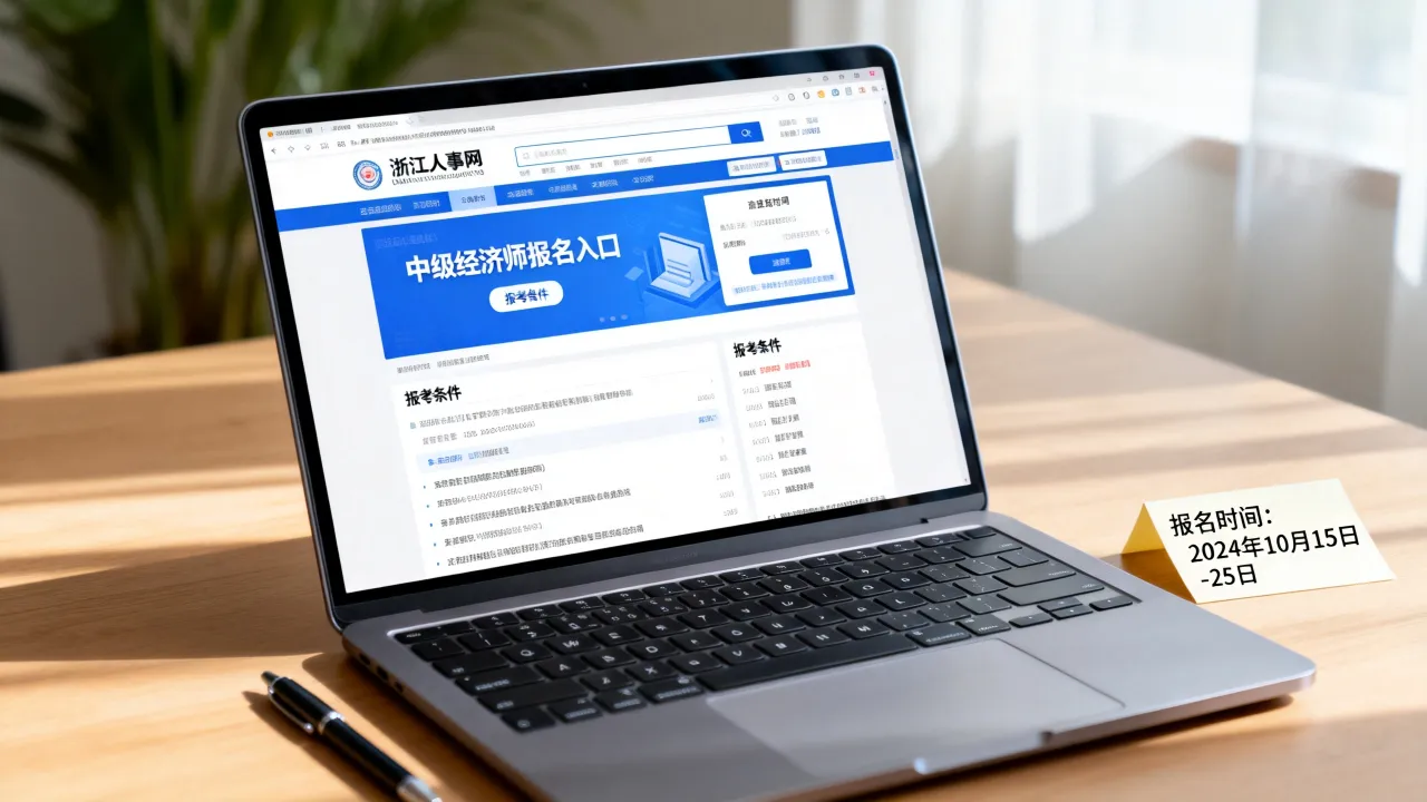 浙江人事网中级经济师报名入口在哪,浙江中级经济师报考条件是什么?-图1 浙江人事网中级经济师报名入口在哪,浙江中级经济师报考条件是什么?-图1