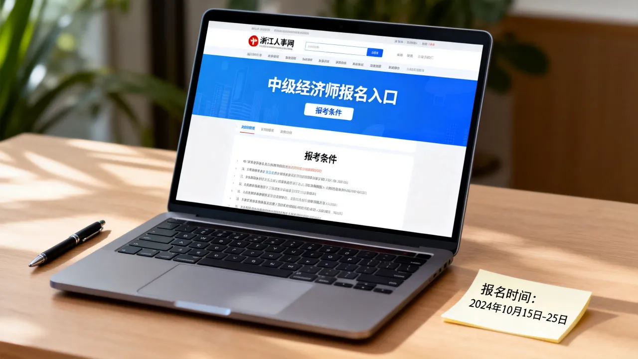 浙江人事网中级经济师报名入口在哪,浙江中级经济师报考条件是什么?-图3 浙江人事网中级经济师报名入口在哪,浙江中级经济师报考条件是什么?-图3