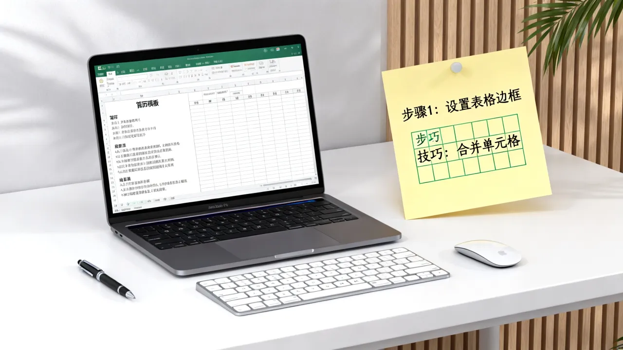 Excel怎么做简历?制作表格有哪些实用技巧?