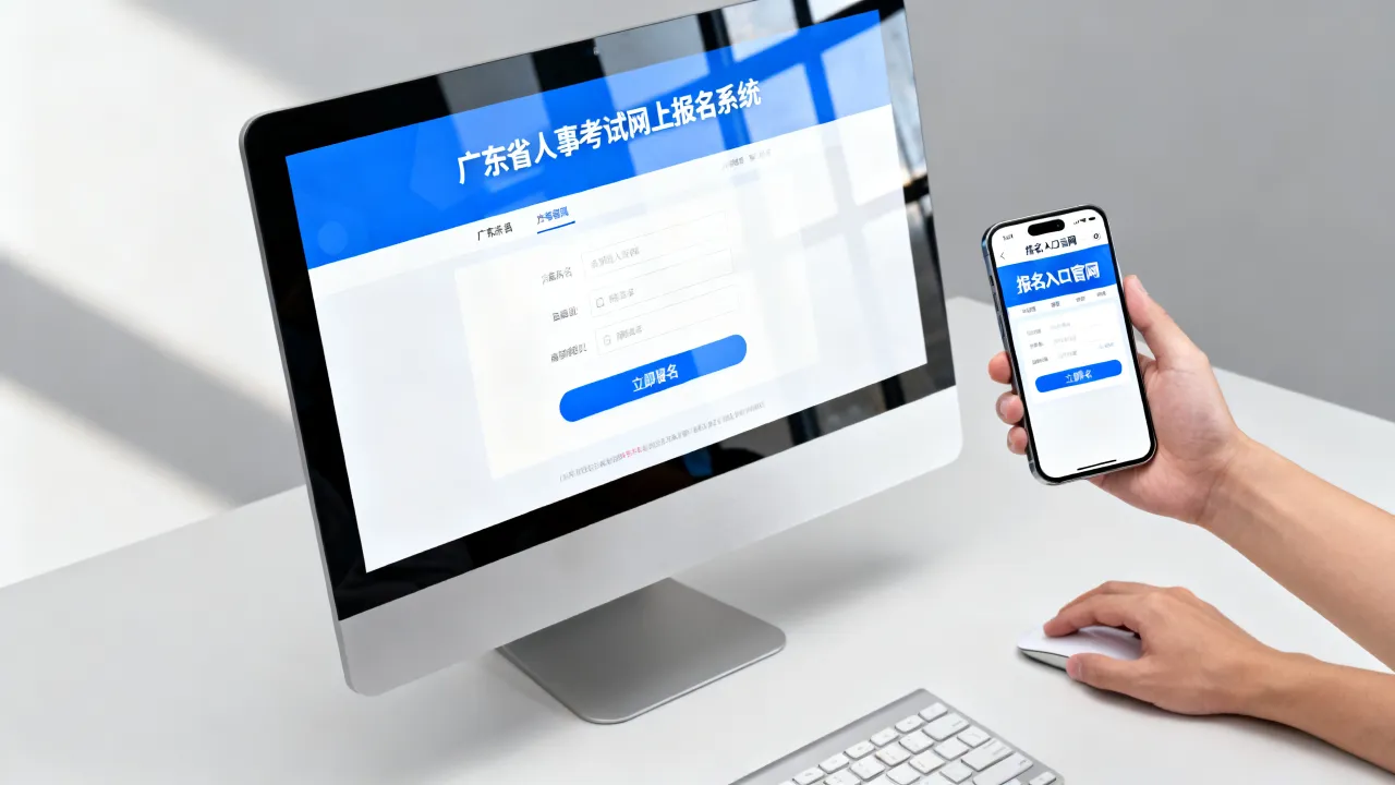 广东省人事考试网上报名系统怎么进?报名入口官网在哪