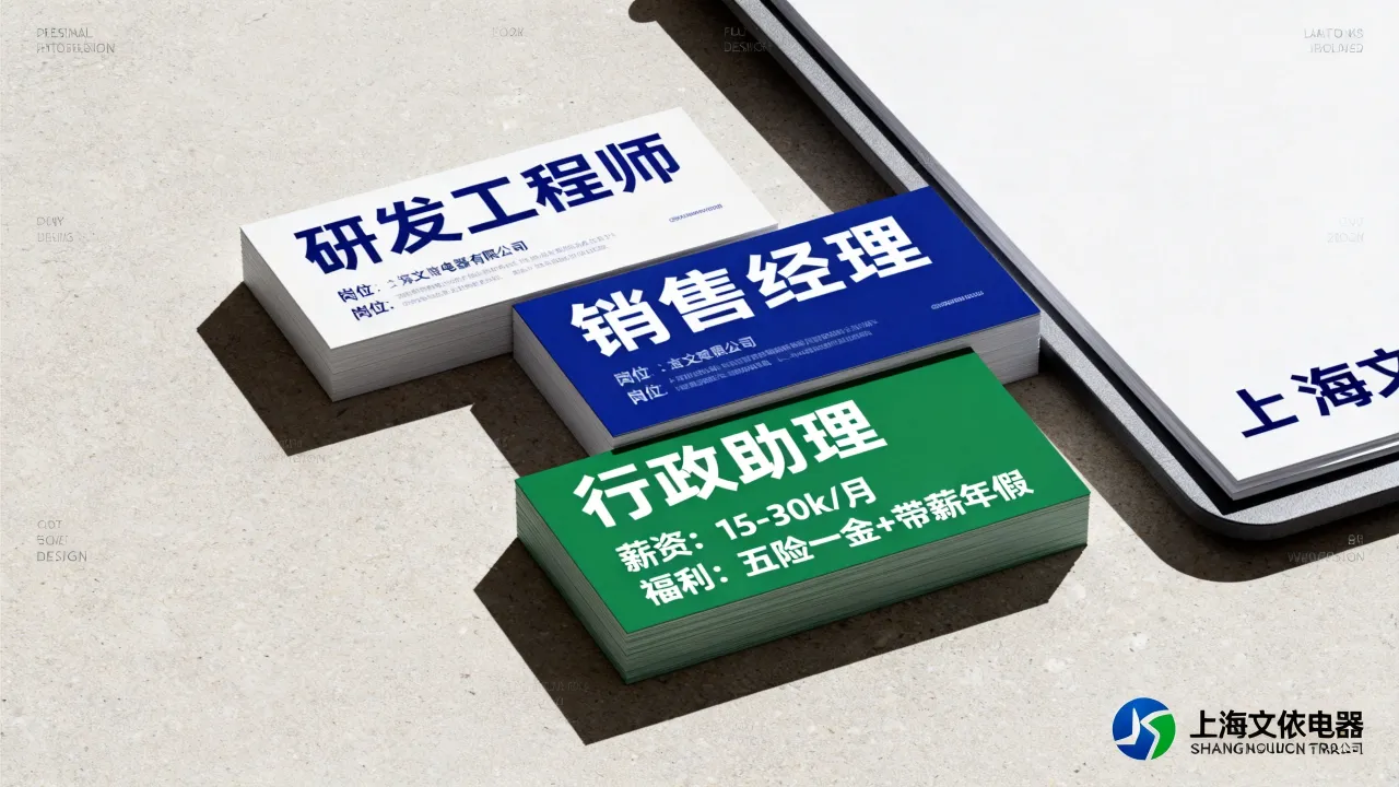 上海文依电器有限公司最新招聘有哪些岗位?待遇如何-图1 上海文依电器有限公司最新招聘有哪些岗位?待遇如何-图1