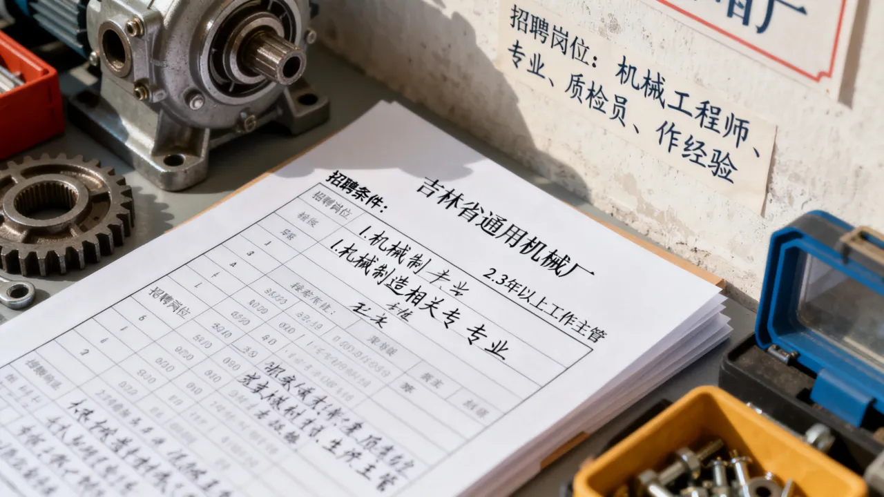 吉林省通用机械厂招聘条件?,吉林省通用机械厂招聘岗位有哪些-图3 吉林省通用机械厂招聘条件?,吉林省通用机械厂招聘岗位有哪些-图3