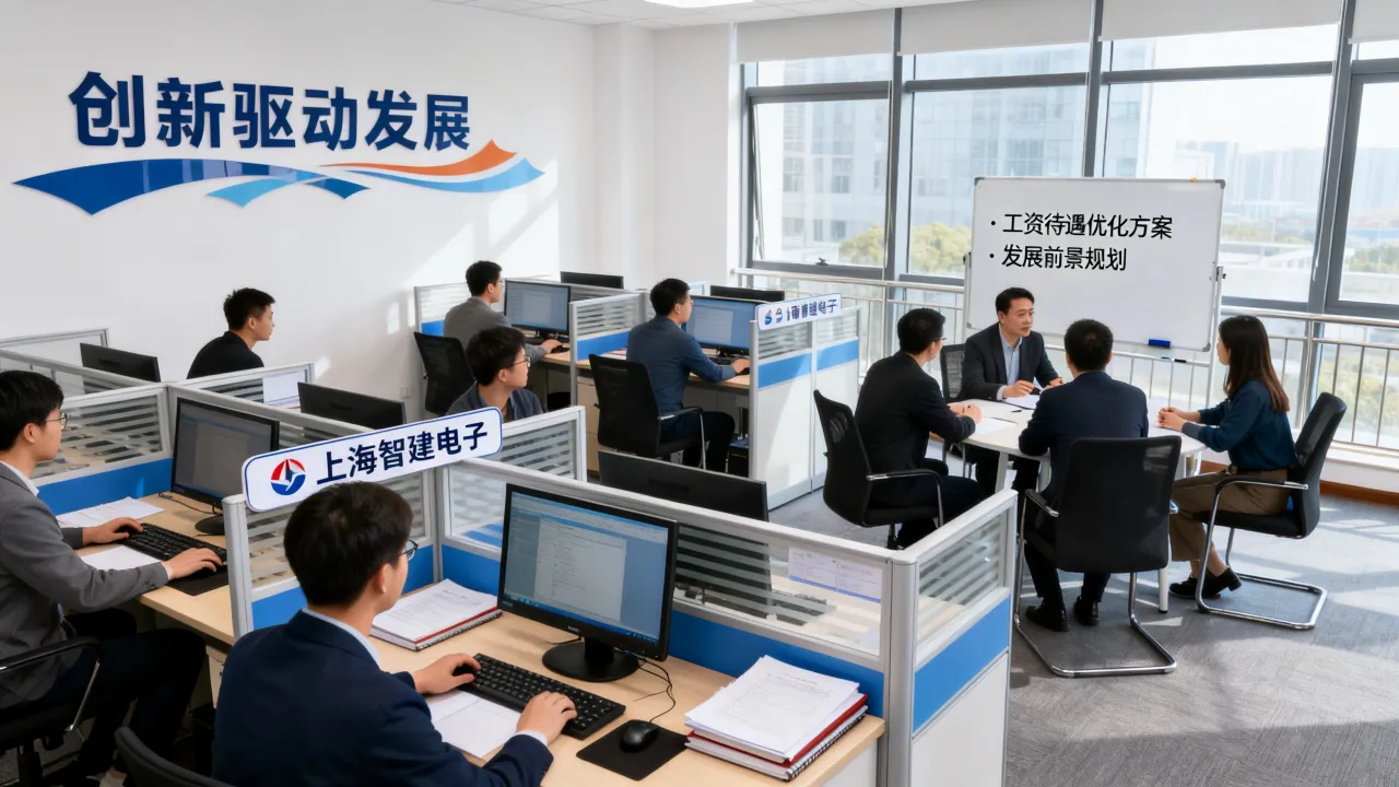 上海智建电子怎么样，员工工资待遇和发展前景好吗？-图1