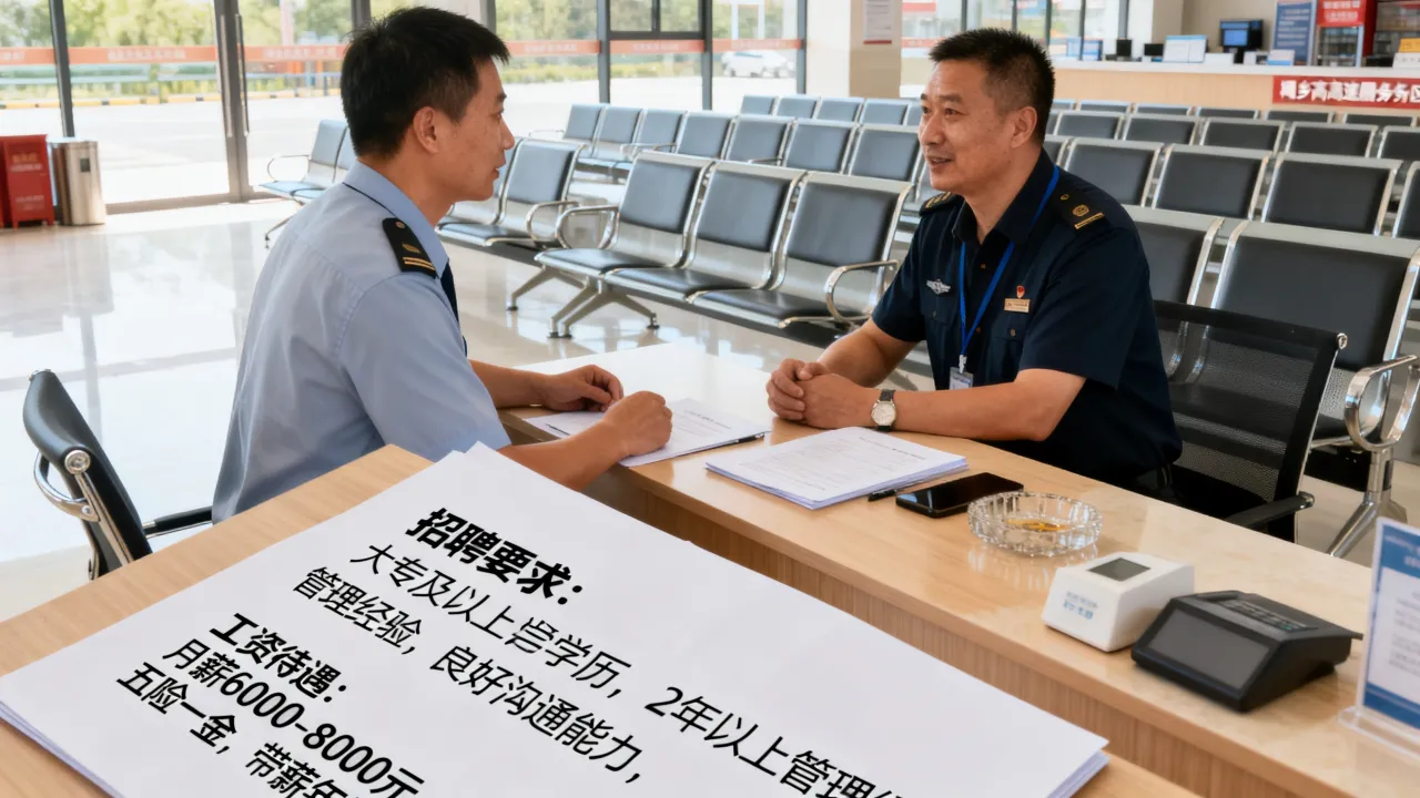 桐乡高速服务区招聘管理人员有什么要求,工资待遇如何?-图2 桐乡高速服务区招聘管理人员有什么要求,工资待遇如何?-图2