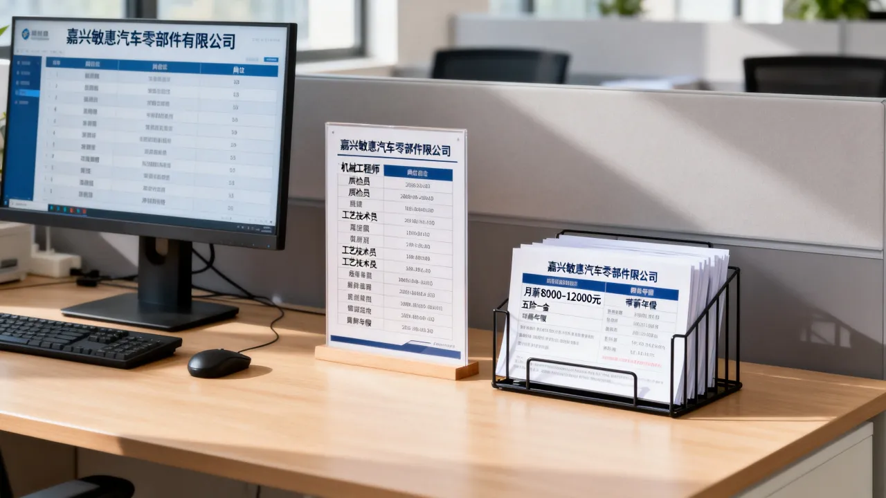 嘉兴敏惠汽车零部件有限公司招聘岗位有哪些,工资待遇怎么样?-图1 嘉兴敏惠汽车零部件有限公司招聘岗位有哪些,工资待遇怎么样?-图1