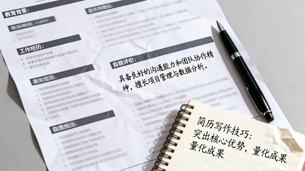简历中写作怎么写？简历自我评价写作技巧有哪些
