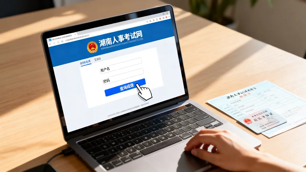 湖南人事考试网官网入口在哪,怎么查询成绩?