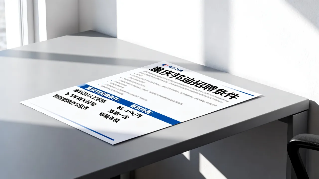 重庆邦迪招聘具体条件是什么,薪资待遇如何?-图3 重庆邦迪招聘具体条件是什么,薪资待遇如何?-图3