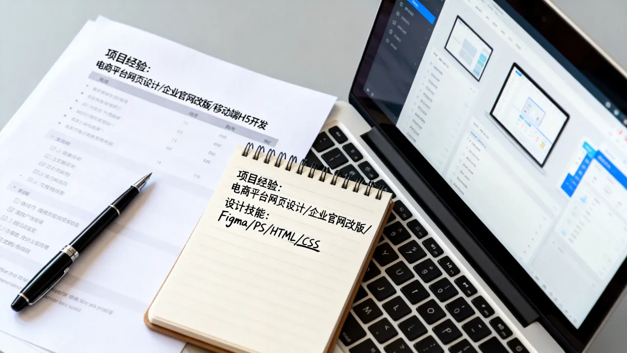 网页设计的简历怎么写,网页设计师简历项目经验怎么写-图1 网页设计的简历怎么写,网页设计师简历项目经验怎么写-图1