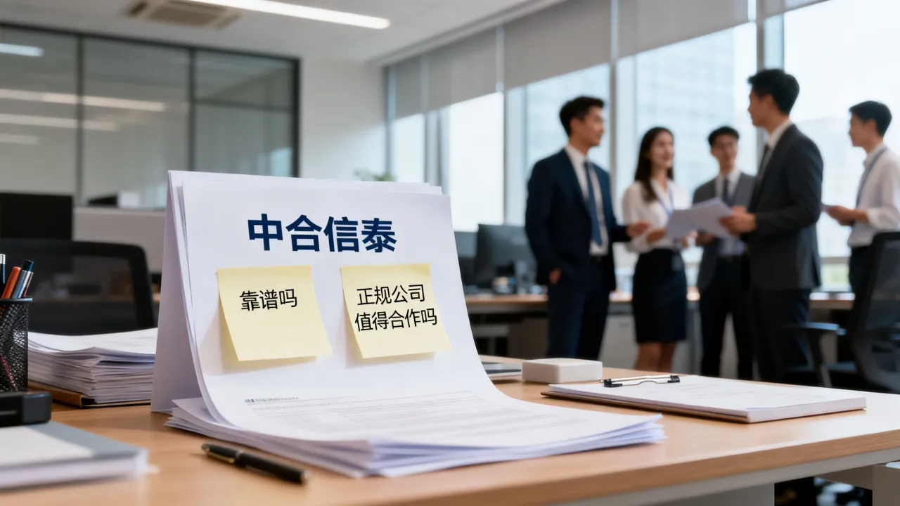 中合信泰怎么样,靠谱吗是正规公司吗值得合作吗
