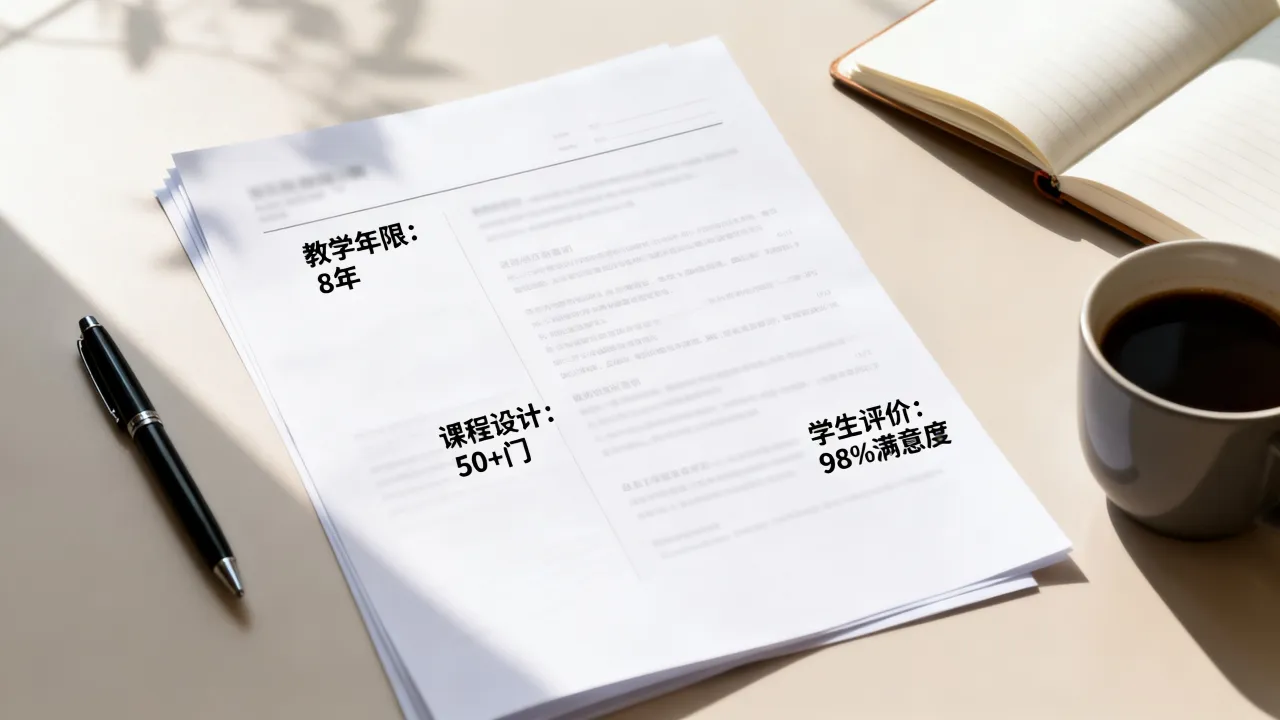 面试老师的简历怎么写?如何突出教学经验赢得面试官青睐?-图3 面试老师的简历怎么写?如何突出教学经验赢得面试官青睐?-图3