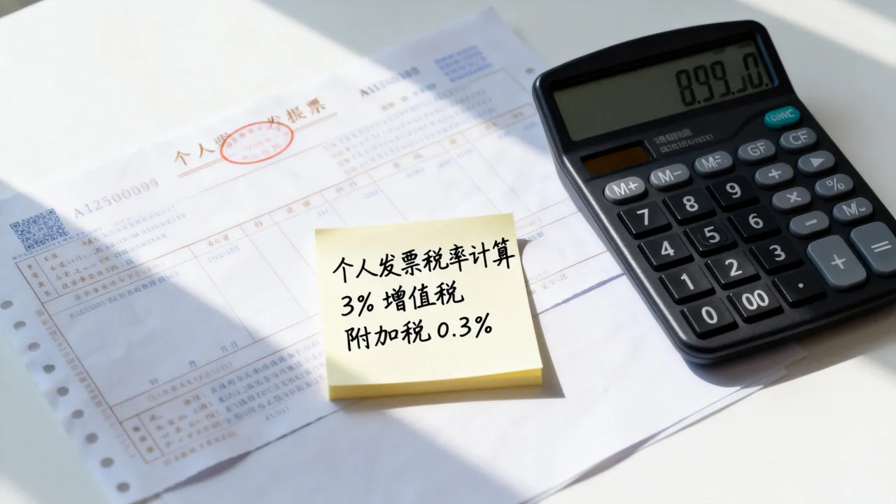 发票如何收税？个人发票税率是多少怎么计算？-图3