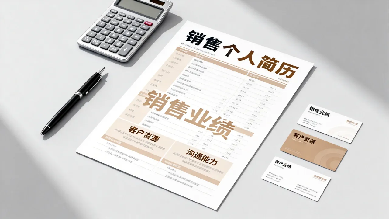 销售个人简历怎么写,哪些要素最能打动面试官?-图1 销售个人简历怎么写,哪些要素最能打动面试官?-图1
