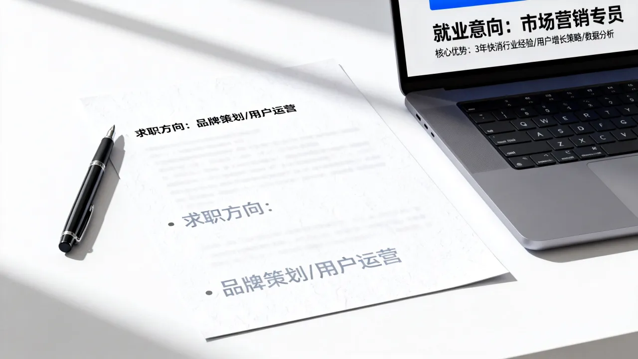 简历的就业意向怎么写,怎么填才能让面试官眼前一亮-图1 简历的就业意向怎么写,怎么填才能让面试官眼前一亮-图1
