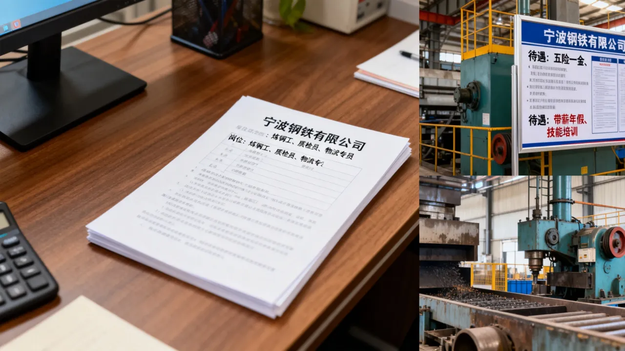 宁波钢铁有限公司招聘有哪些岗位,待遇如何-图3 宁波钢铁有限公司招聘有哪些岗位,待遇如何-图3