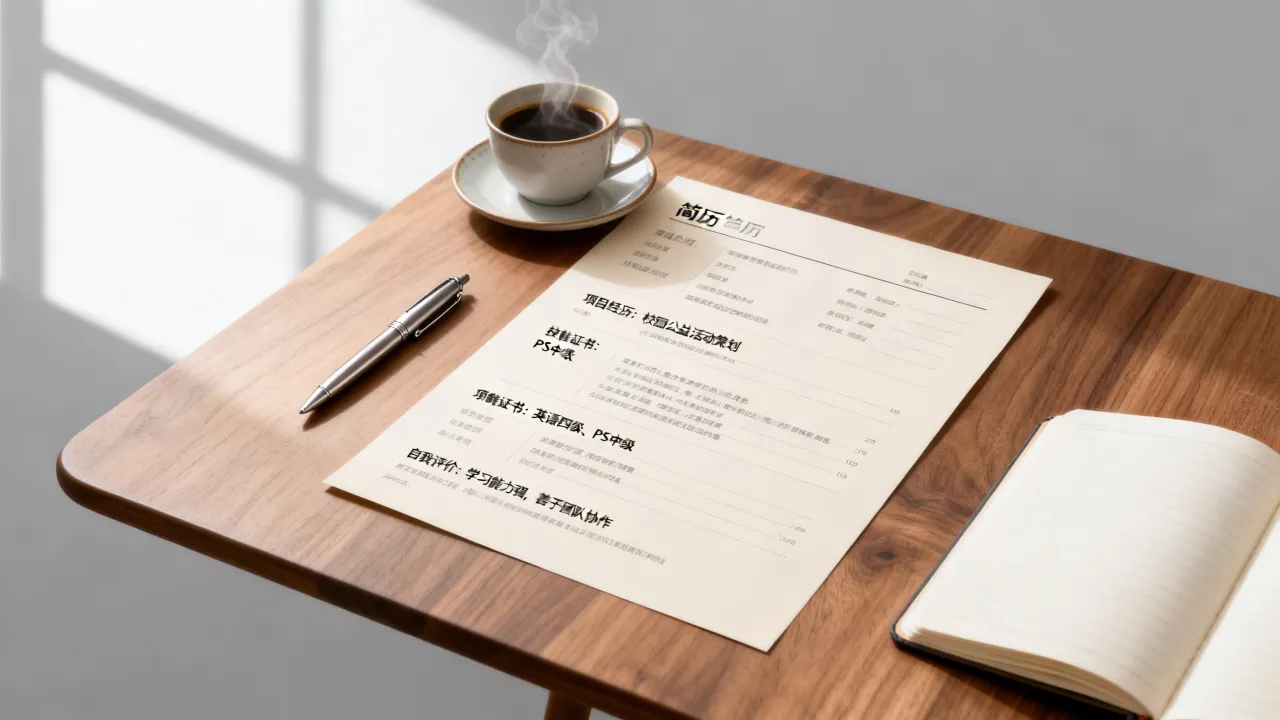 学渣的简历怎么写?没实习经历怎么让HR眼前一亮?-图1 学渣的简历怎么写?没实习经历怎么让HR眼前一亮?-图1