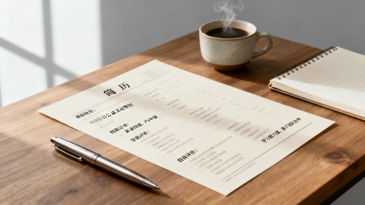 学渣的简历怎么写?没实习经历怎么让HR眼前一亮?-图2 学渣的简历怎么写?没实习经历怎么让HR眼前一亮?-图2