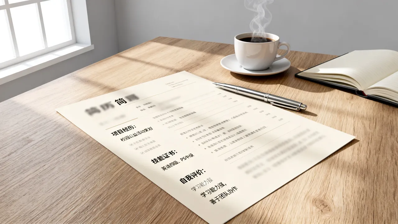 学渣的简历怎么写?没实习经历怎么让HR眼前一亮?-图3 学渣的简历怎么写?没实习经历怎么让HR眼前一亮?-图3