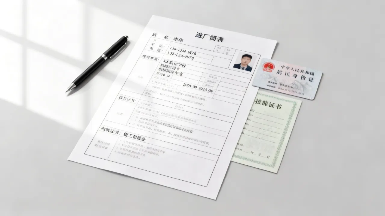 进厂简历表怎么写,没工作经验怎么填才容易被录用-图2 进厂简历表怎么写,没工作经验怎么填才容易被录用-图2