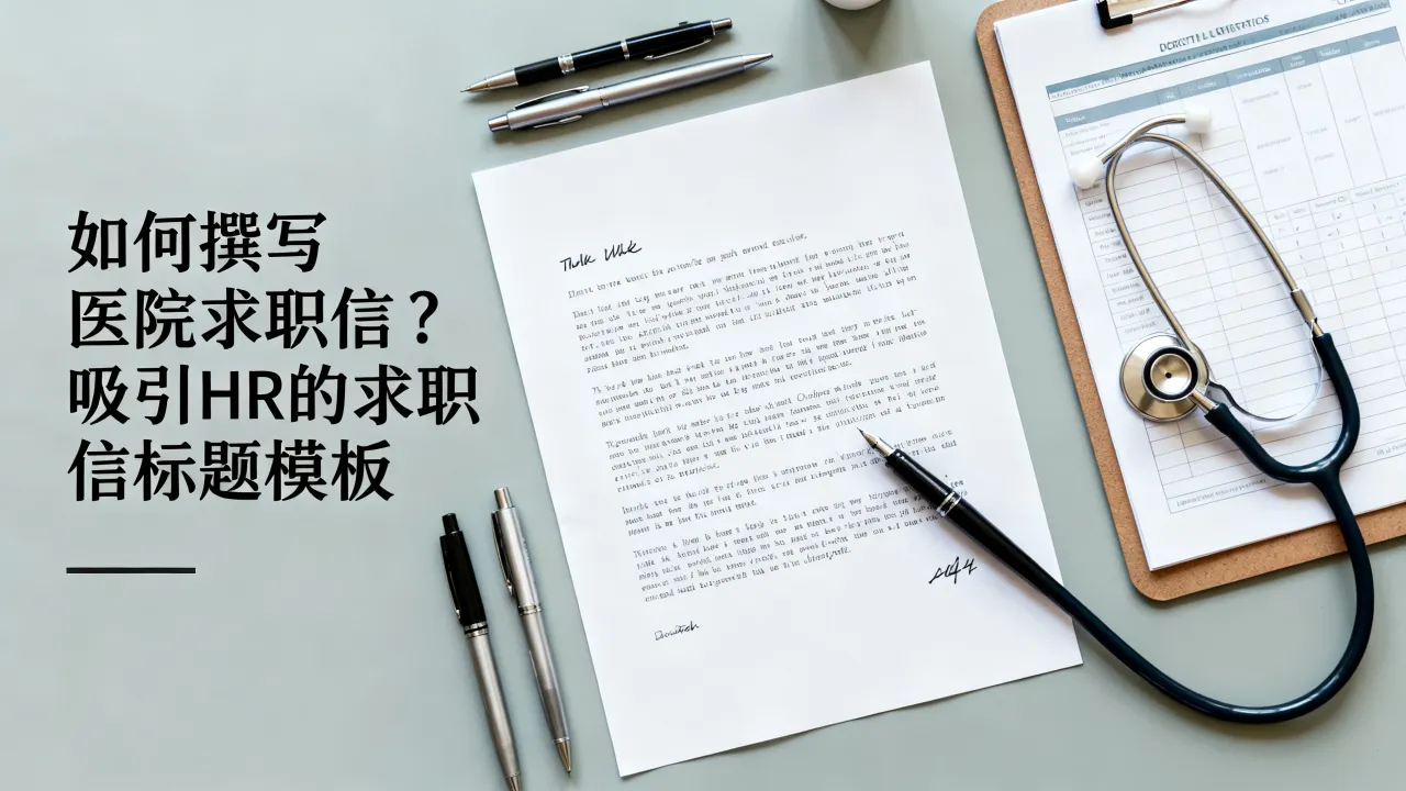 医院求职信怎么写?有哪些吸引眼球的求职信标题模板,长尾疑问词-图1 医院求职信怎么写?有哪些吸引眼球的求职信标题模板,长尾疑问词-图1