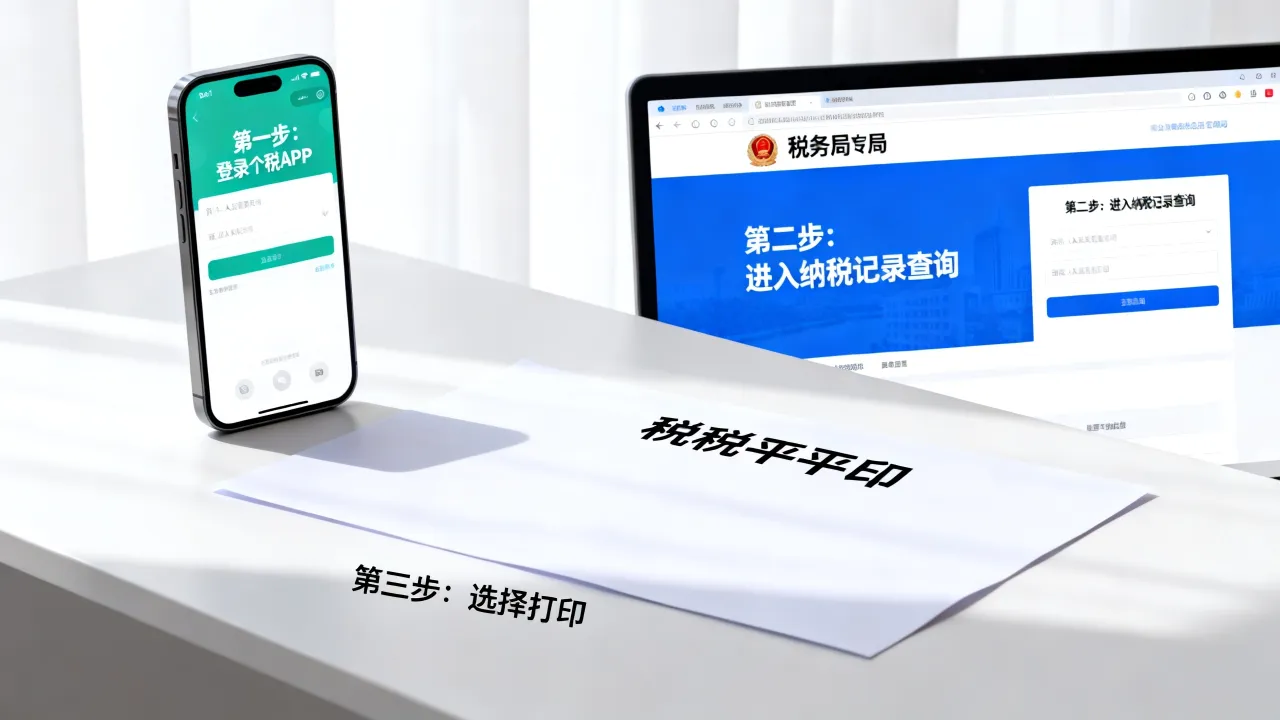 个人缴税记录如何查询？个税纳税清单打印教程详解-图3