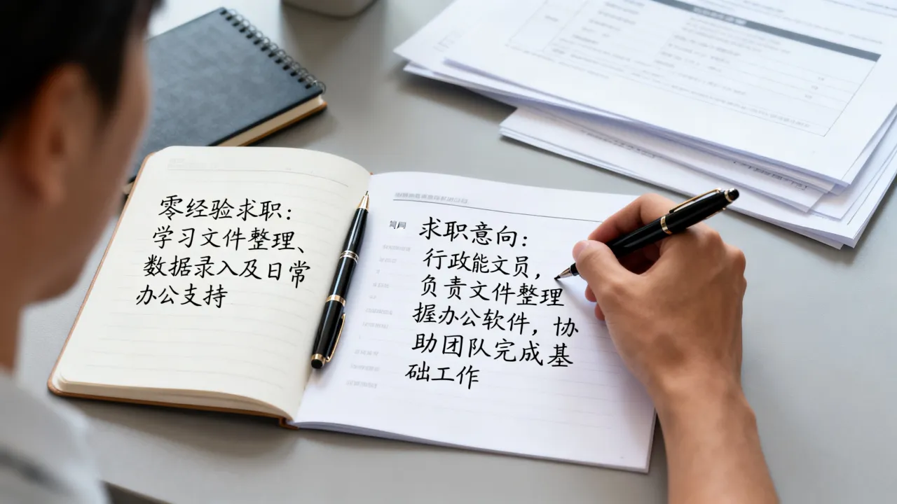 文员怎么写求职意向，零经验文员求职意向怎么写？