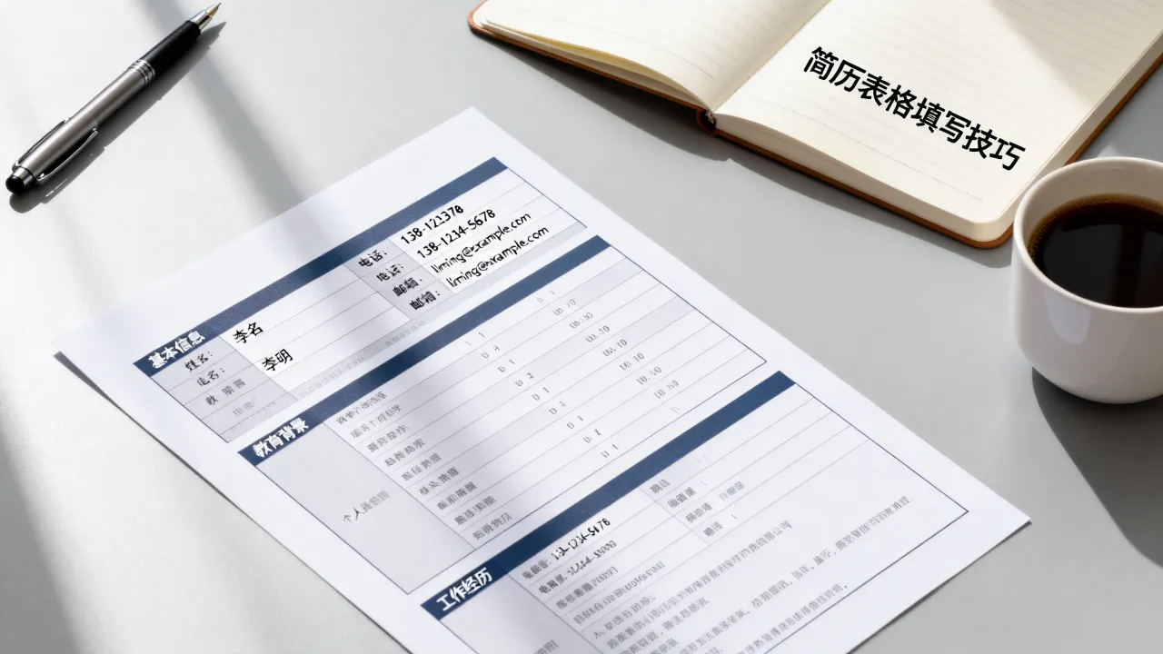 个人简历怎么写表格?个人简历表格模板怎么做-图3 个人简历怎么写表格?个人简历表格模板怎么做-图3