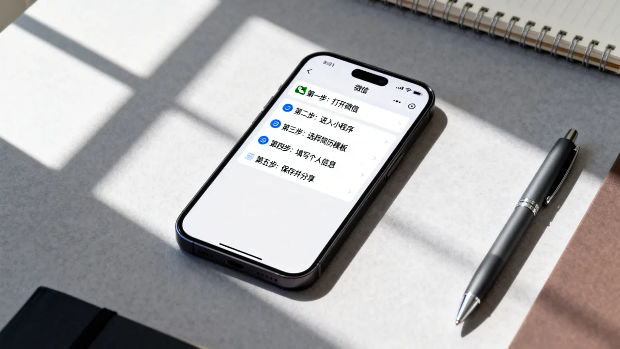 微信简历怎么做?微信里制作电子简历的步骤有哪些?