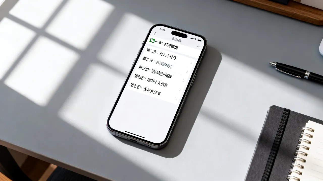 微信简历怎么做?微信里制作电子简历的步骤有哪些?-图2 微信简历怎么做?微信里制作电子简历的步骤有哪些?-图2