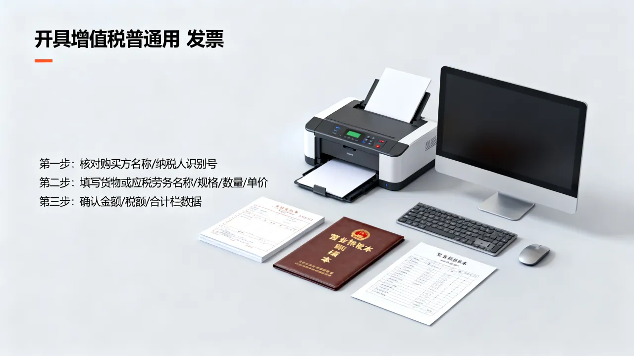 如何开增值税普通发票?增值税普通发票怎么开需要什么资料