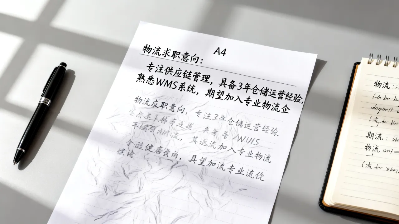物流求职意向怎么写,物流求职意向范文怎么写比较好-图3 物流求职意向怎么写,物流求职意向范文怎么写比较好-图3