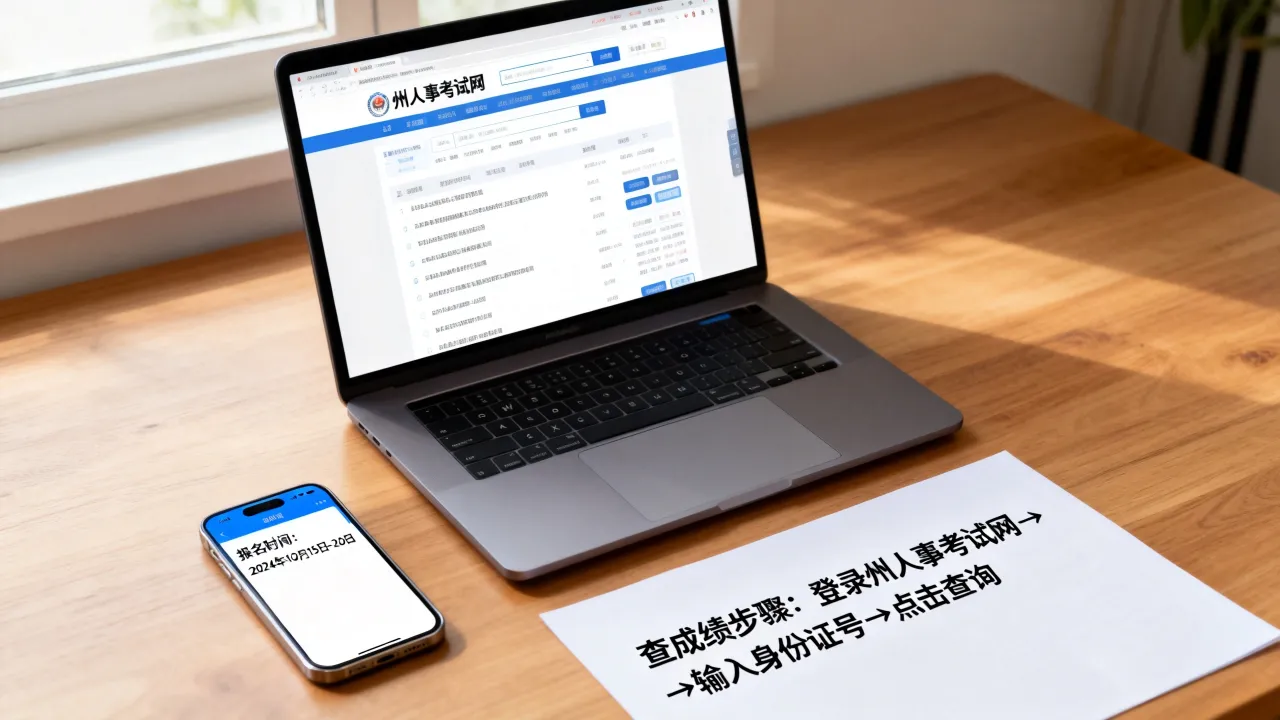 州人事考试网公务员考试报名时间是什么时候,怎么查成绩?-图2 州人事考试网公务员考试报名时间是什么时候,怎么查成绩?-图2
