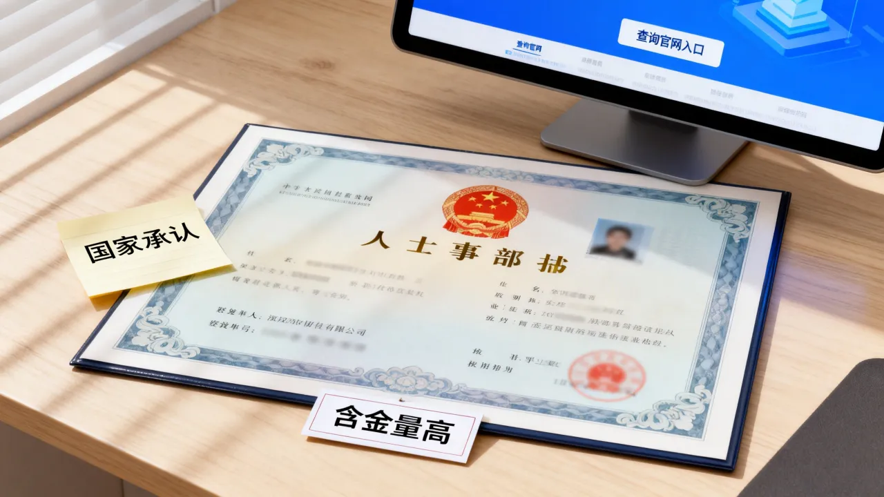 人事部证书国家承认吗,人事部证书查询官网入口含金量高吗-图2 人事部证书国家承认吗,人事部证书查询官网入口含金量高吗-图2
