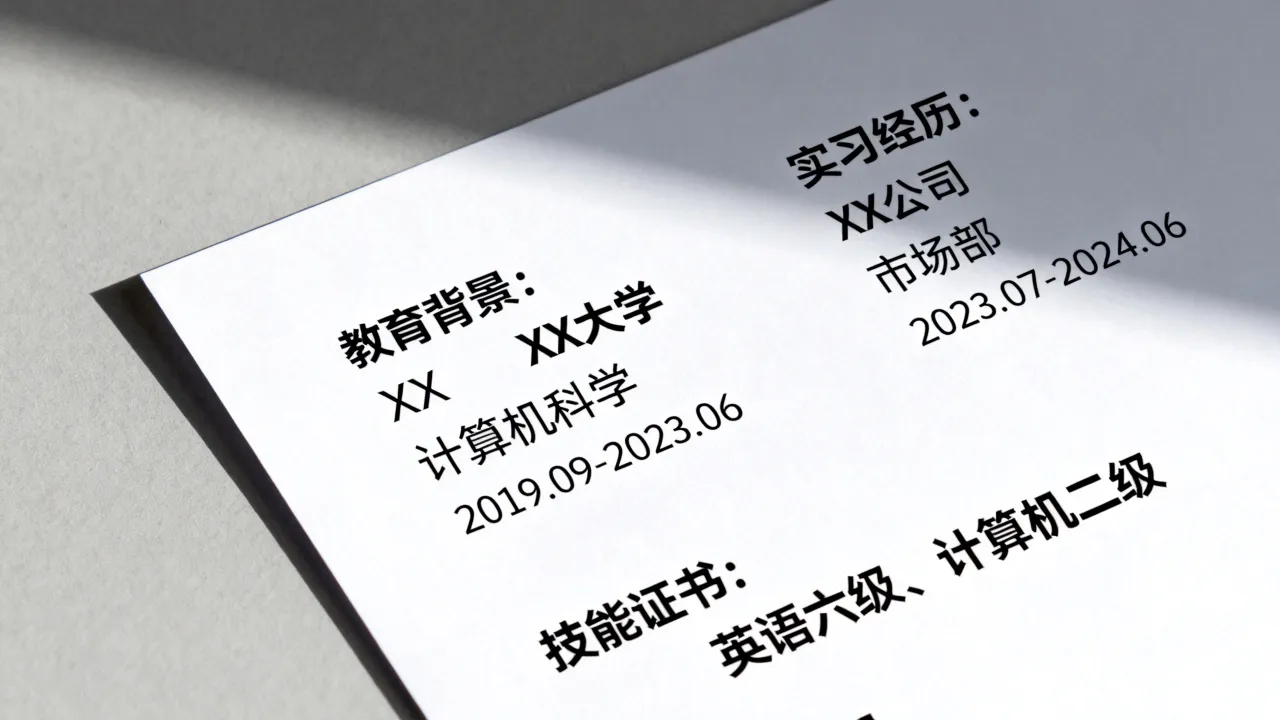 毕业一年简历怎么写,应届生简历空白期怎么填?