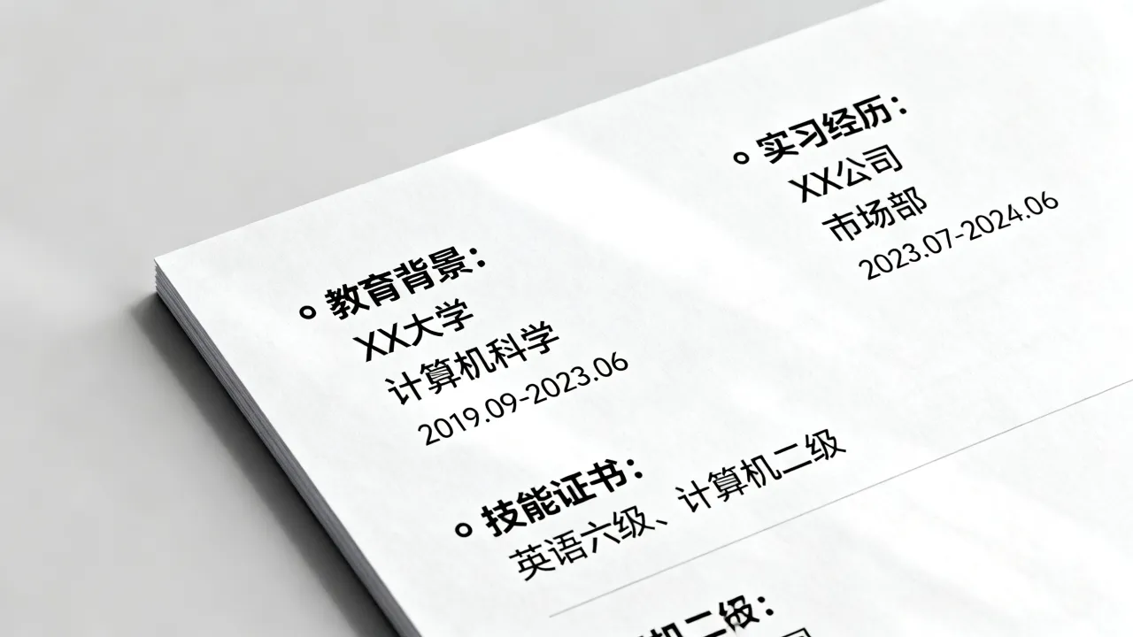 毕业一年简历怎么写,应届生简历空白期怎么填?-图2 毕业一年简历怎么写,应届生简历空白期怎么填?-图2