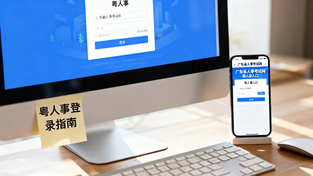 粤人事怎么登录，广东省人事考试网粤人事入口在哪？-图2