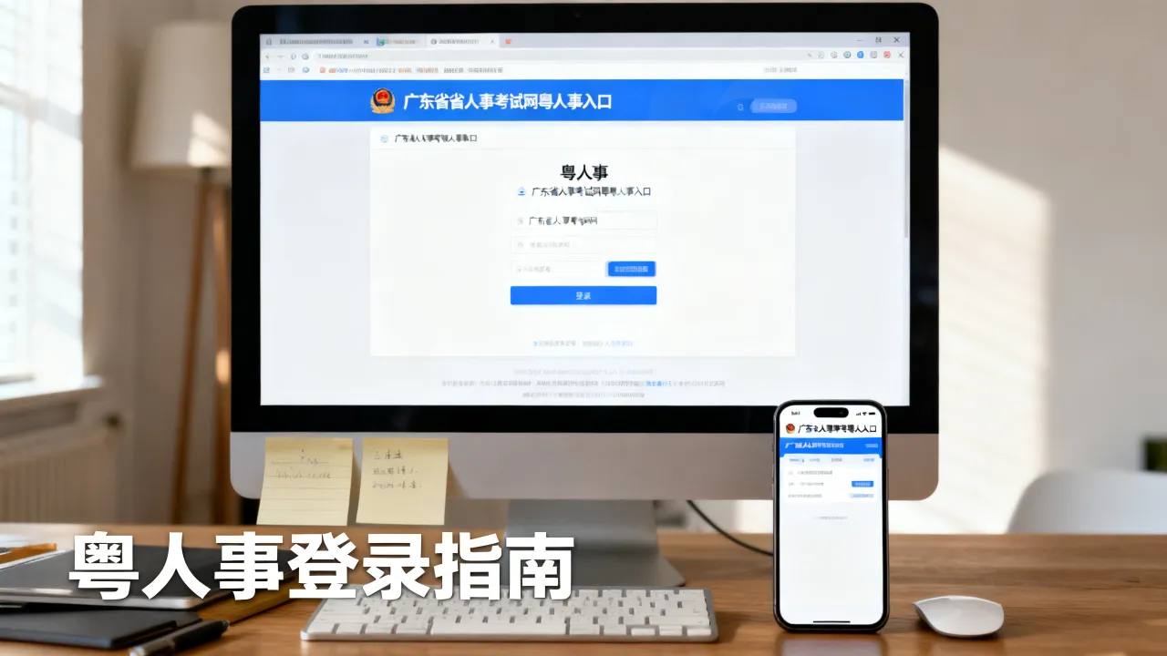 粤人事怎么登录，广东省人事考试网粤人事入口在哪？-图3