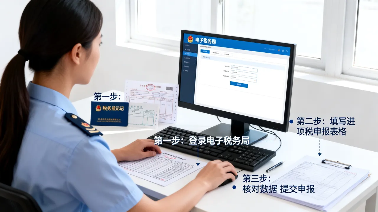 如何申报进项税?小规模纳税人进项税申报流程详解,-图3 如何申报进项税?小规模纳税人进项税申报流程详解,-图3