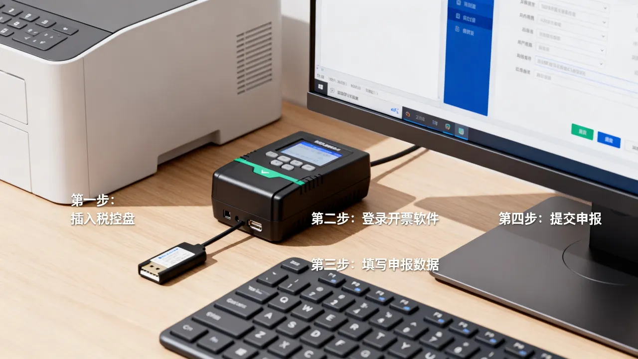税控如何报税?税控盘报税流程详细步骤,新手必看-图2 税控如何报税?税控盘报税流程详细步骤,新手必看-图2