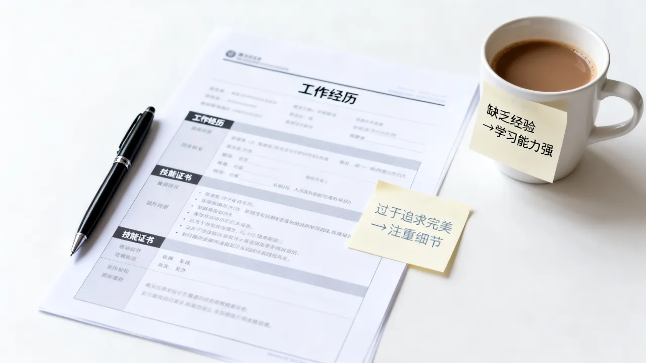 简历的不足之处怎么写，哪些缺点可以包装成优点？
