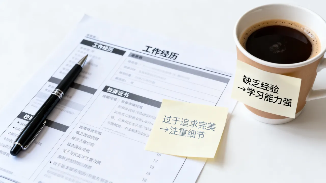 简历的不足之处怎么写,哪些缺点可以包装成优点?-图2 简历的不足之处怎么写,哪些缺点可以包装成优点?-图2