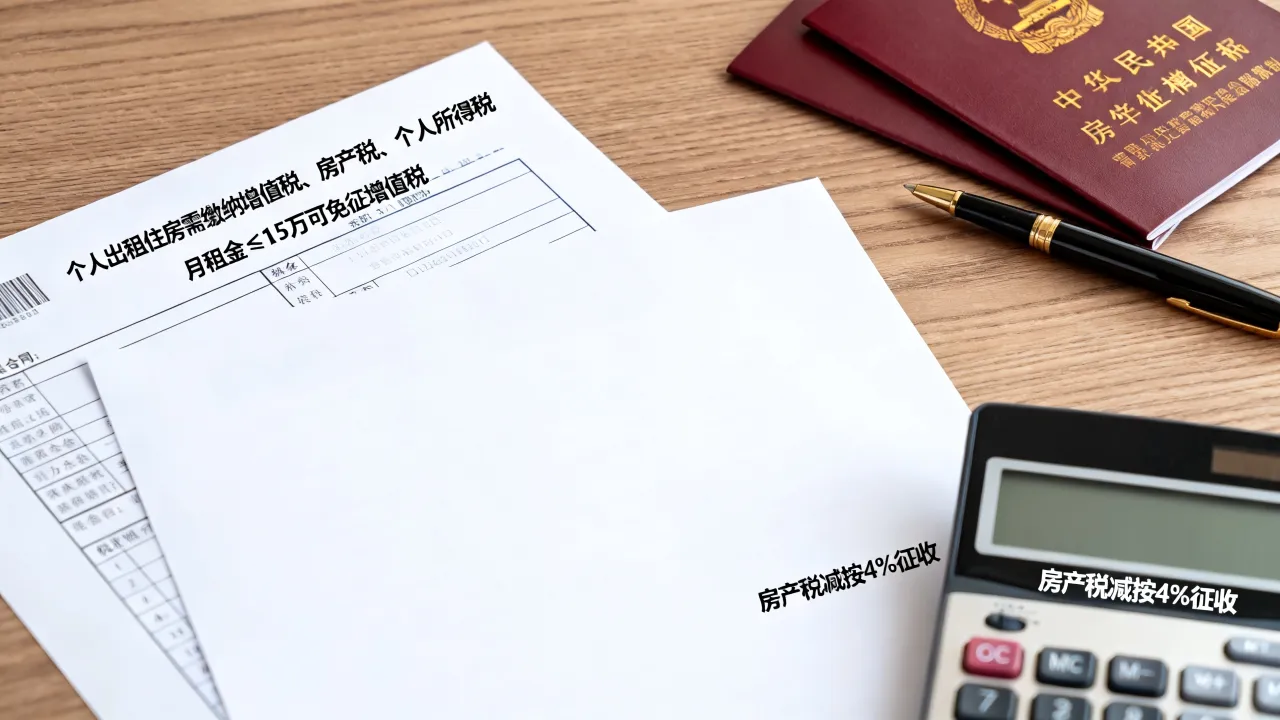 房租收入如何缴税,个人出租住房要交哪些税?-图3 房租收入如何缴税,个人出租住房要交哪些税?-图3