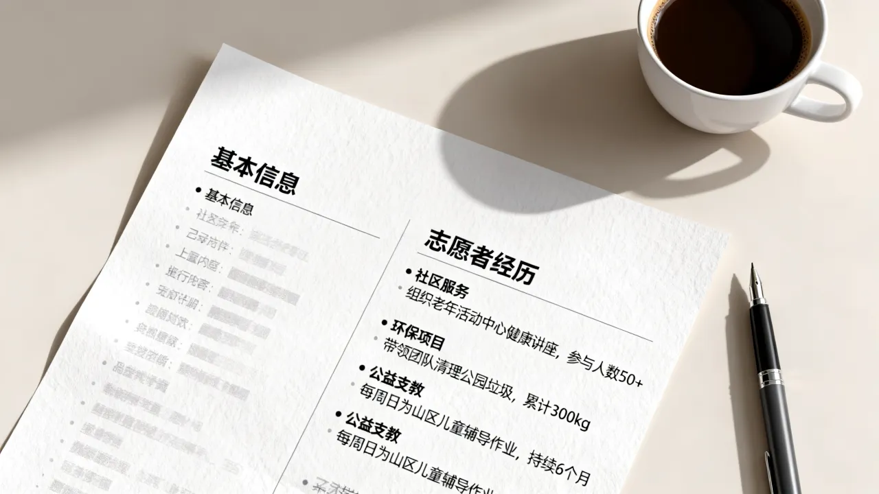 简历怎么写志愿者经历,如何写出志愿经历亮点?
