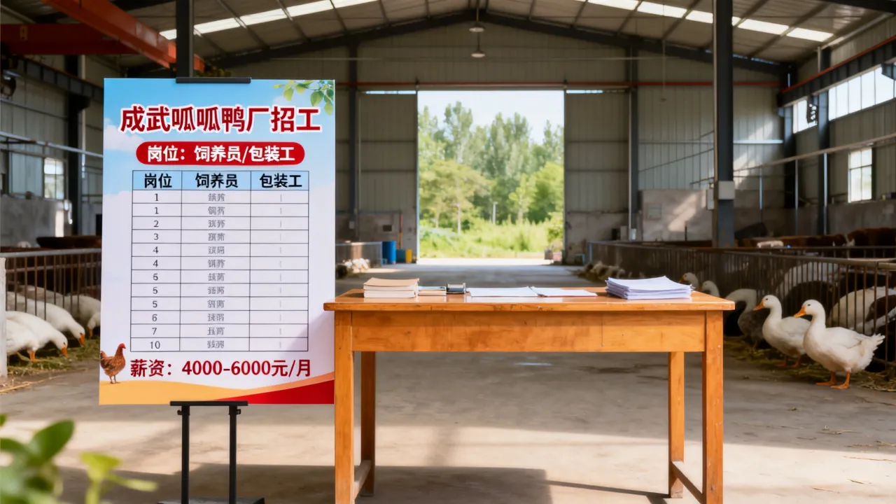 成武呱呱鸭招聘靠谱吗,成武呱呱鸭厂招工信息
