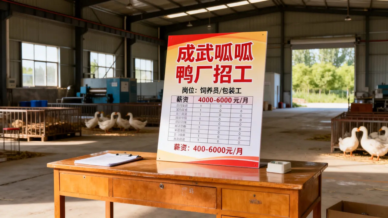 成武呱呱鸭招聘靠谱吗,成武呱呱鸭厂招工信息-图2 成武呱呱鸭招聘靠谱吗,成武呱呱鸭厂招工信息-图2