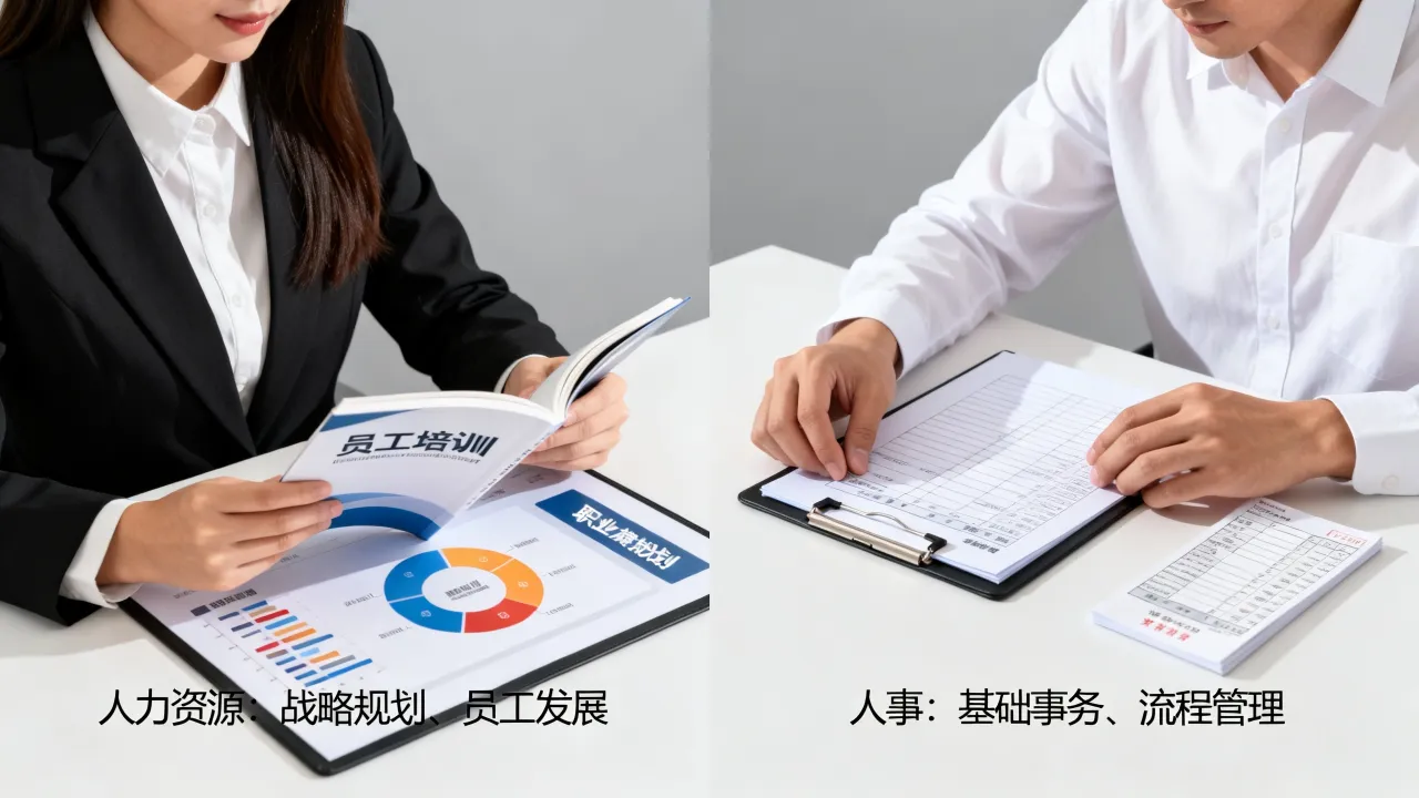 人力资源和人事有什么区别？哪个岗位更有前途？