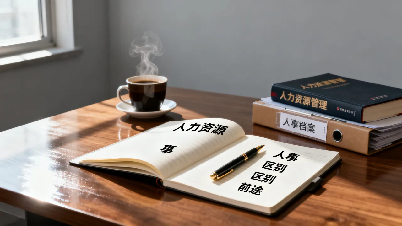 人力资源和人事有什么区别？人事和人力资源哪个更有前途？